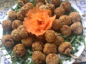 polpettine pollo zucchine e zenzero